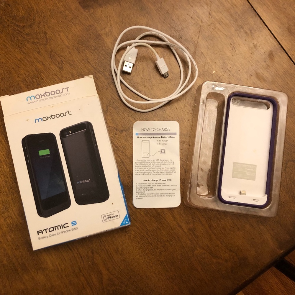 Maxboost Atomic 5 Battery Case for iPhone 5/5s